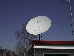 Спутниковая антенна с актуатором